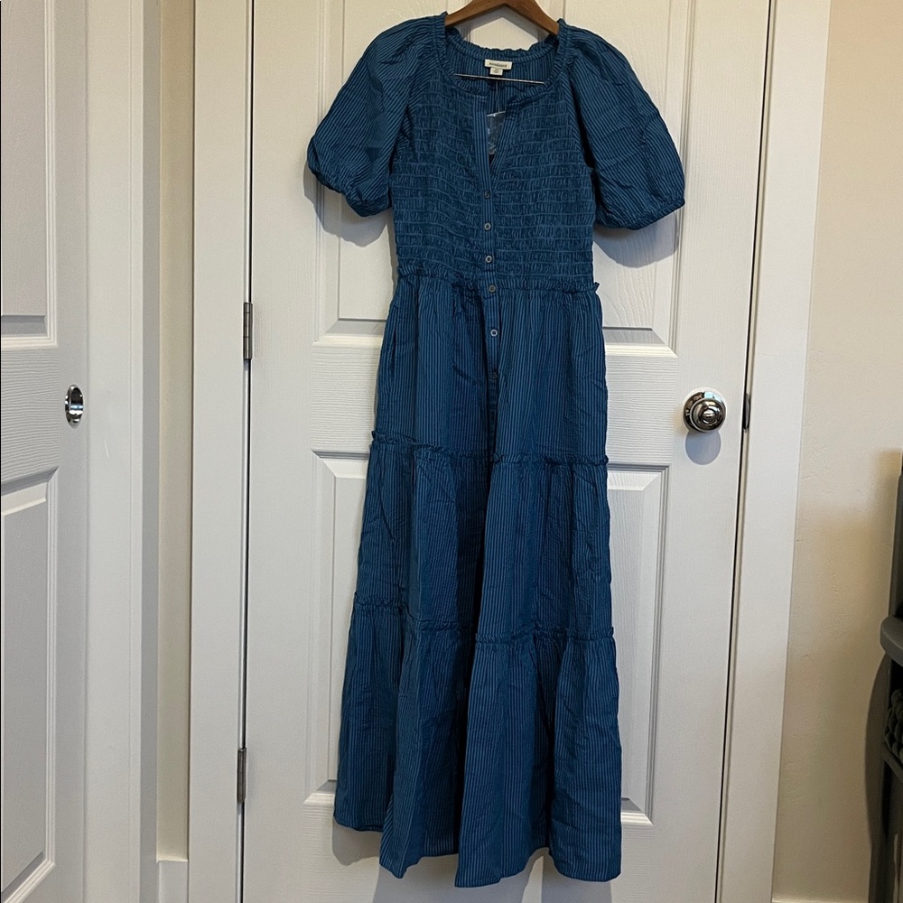 Sundance Blue Striped Maxi Dress